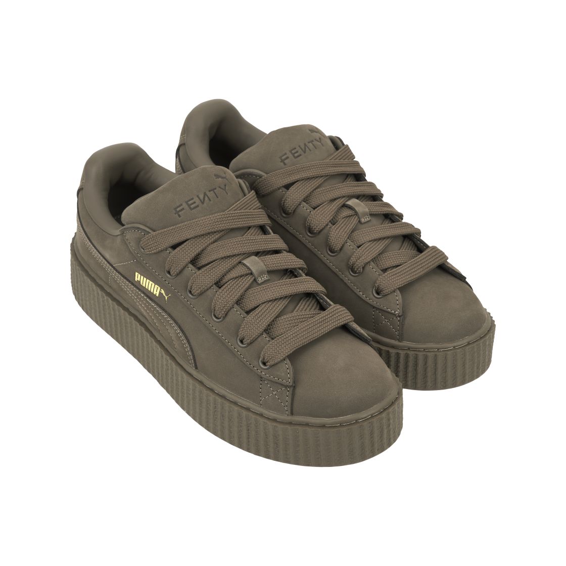 푸마 x 펜티 크리퍼 패티 누벅 토프(Puma x Fenty Creeper Phatty Nubuck Taupe) - 4