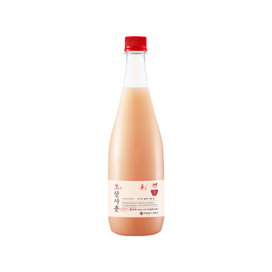 배상면주가 생산사춘 12.5도 750ml 1입 약주(BSM Brewery Fresh Sansachun 750ml 1 Btl. (Yakju))