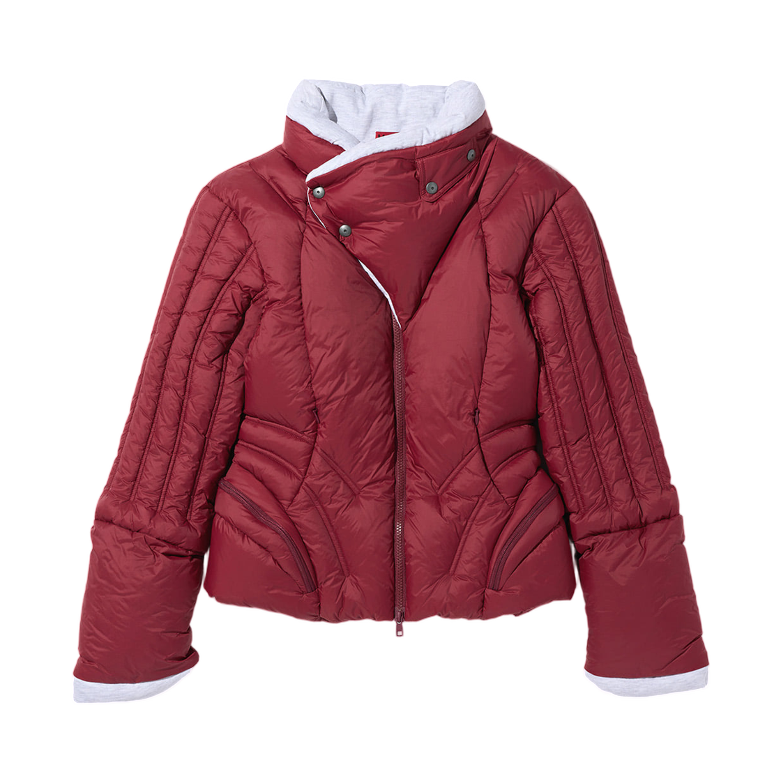 - (W) Mischief Contour Down Jacket Crimson