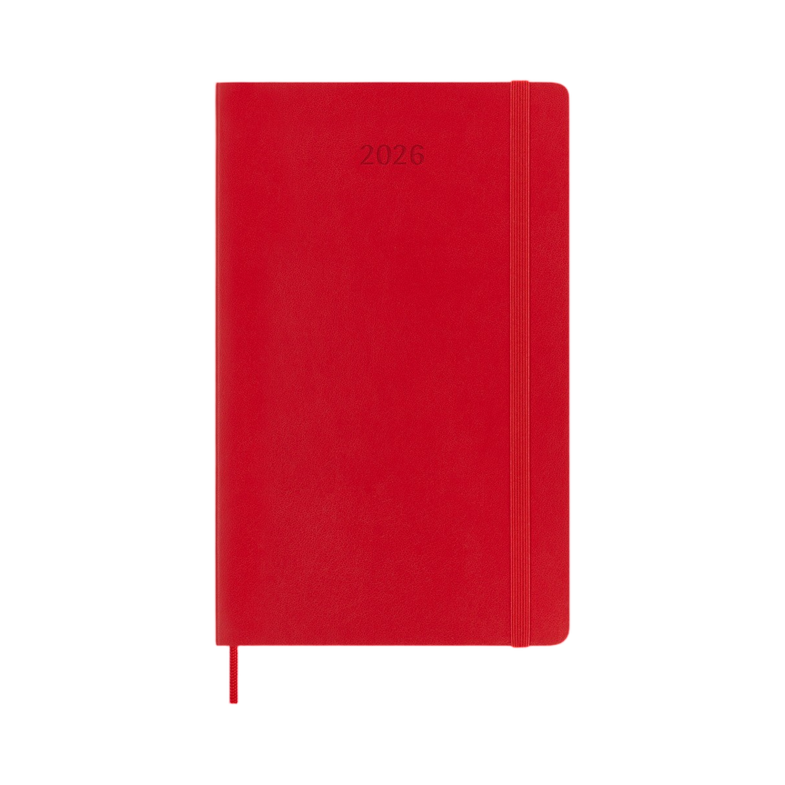 몰스킨 2026 클래식 데일리 다이어리 소프트커버 라지 스칼렛 레드(Moleskine 2026 Classic Daily Diary Soft Cover Large Scarlet Red)