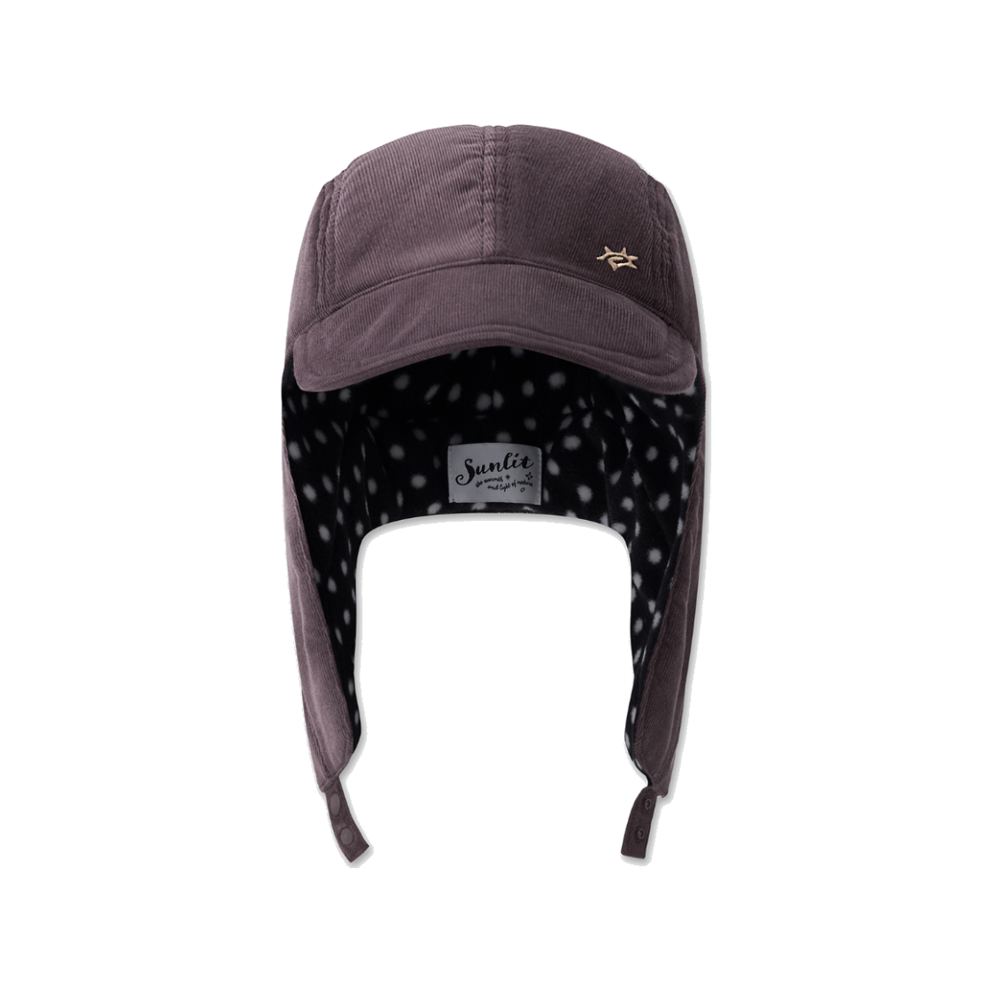 썬릿 로고 트루퍼햇 퍼플(SUNLIT Logo Trooper Hat Purple)