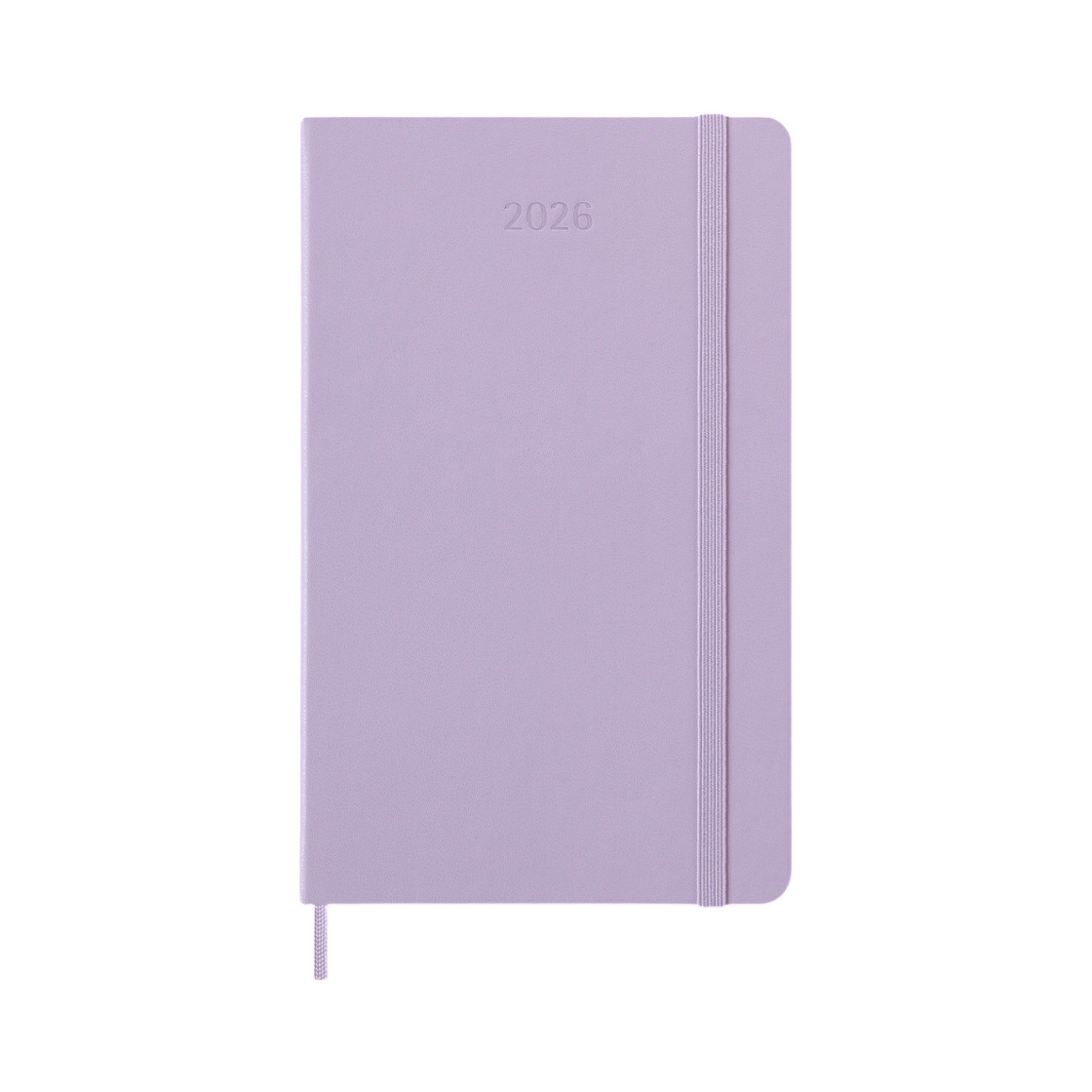 몰스킨 2026 클래식 데일리 다이어리 하드커버 라지 파스텔 라일락(Moleskine 2026 Classic Daily Diary Hard Cover Large Pastel Lilac)