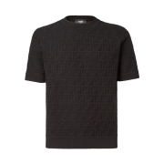 Fendi FF Cotton Sweater Black