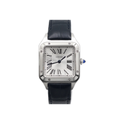 Cartier Santos-Dumont Small Quartz Leather Band Women's Watch WSSA0023