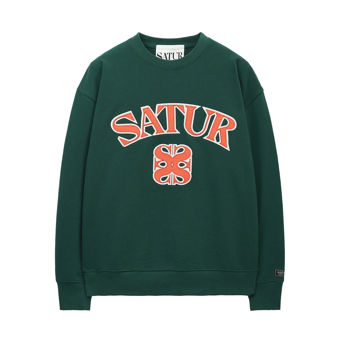 세터 아치 아페로 로고 스웨트셔츠 딥 그린(SATUR Arch Apero Logo Sweatshirt Deep Green)