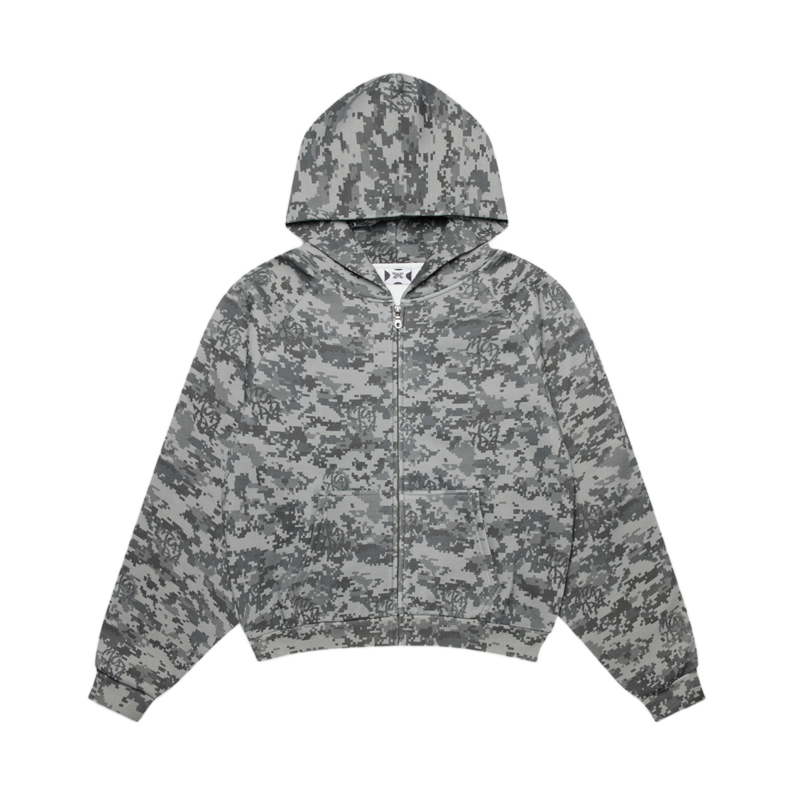 머트라 글리치 후드 다크 그레이(Mertra Glitch Hood Dark Grey) - 1