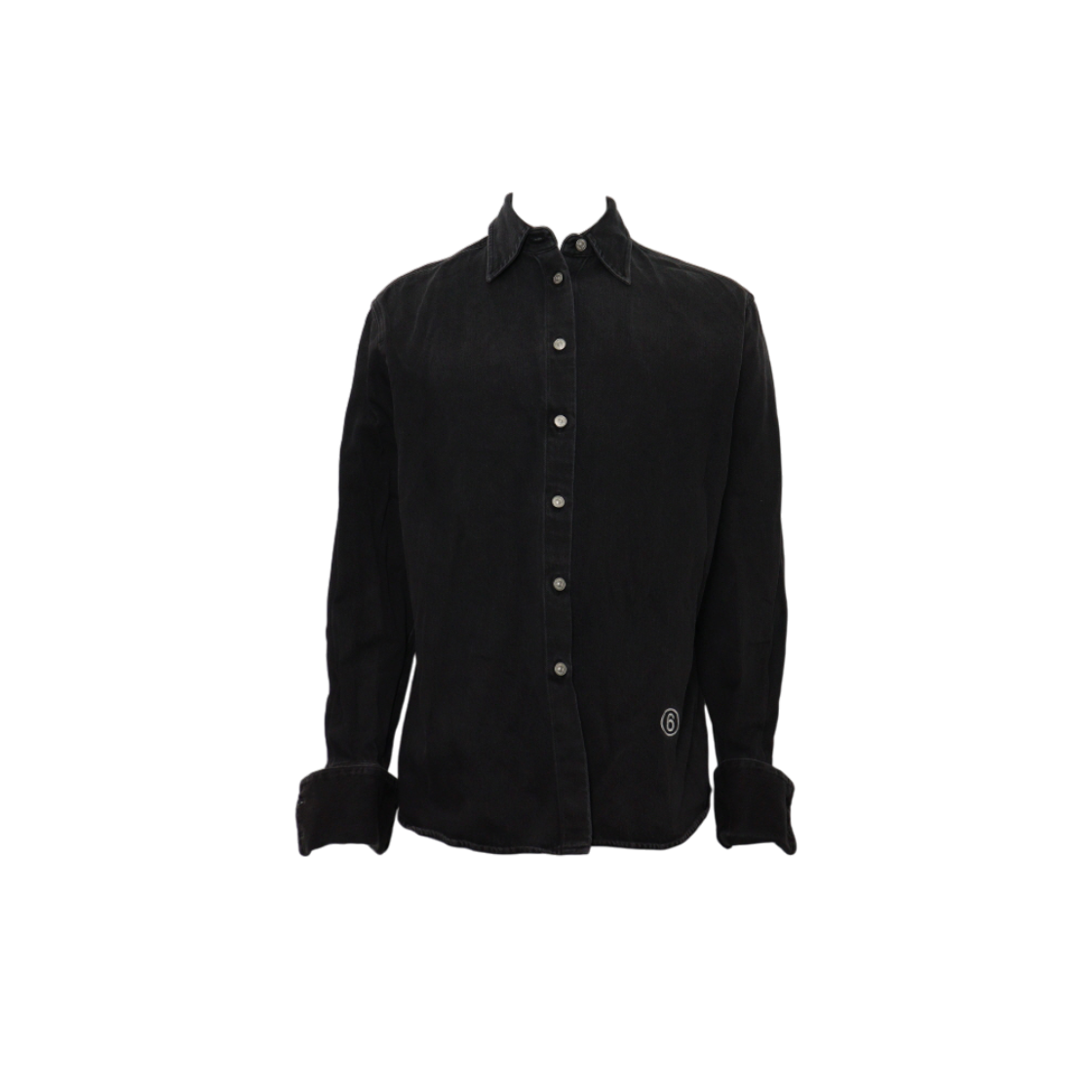 메종마르지엘라 MM6 S32CU0078 흑청 데님 질리터 로고 남여공용 자켓aa59727(Maison Margiela MM6 Black Denim Zipper Logo Unisex Jacket)