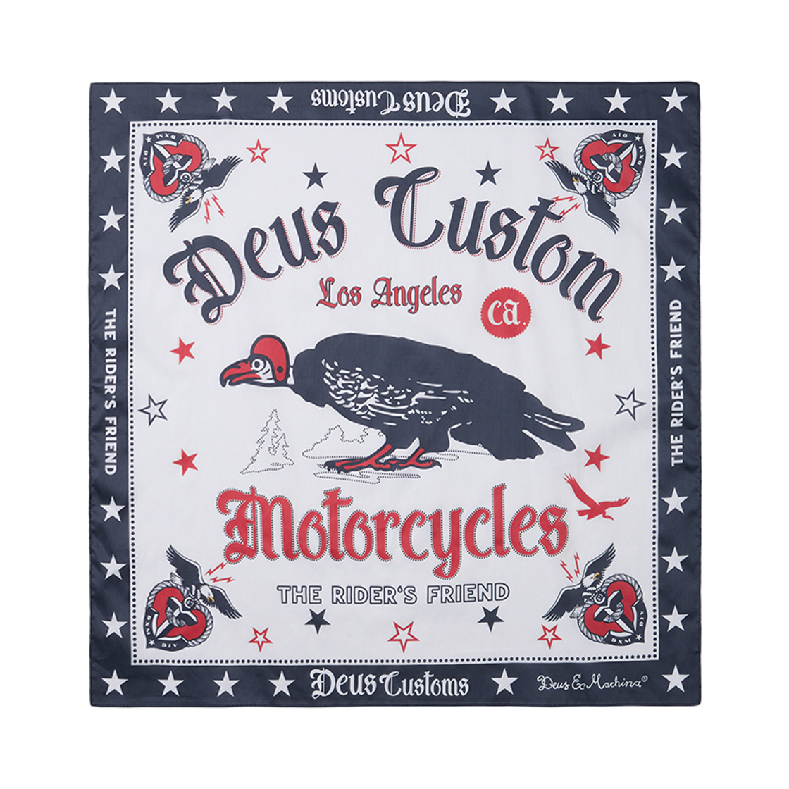 D261UAC210065 [6% 적립] Deus Ex Machina Beep-Beep Bandana Navy