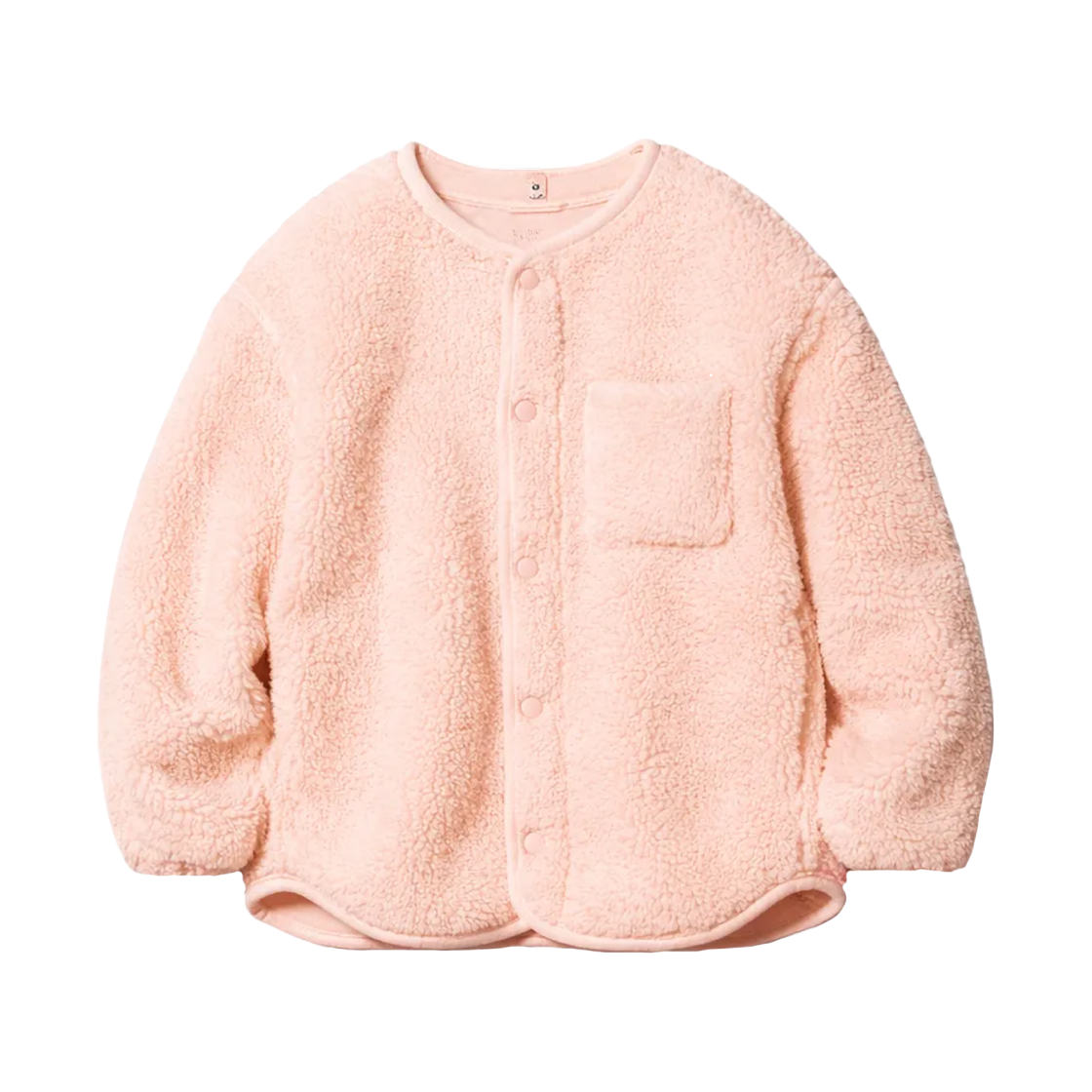 (키즈) 유니클로 파일 라인드 플리스 가디건 핑크 - JP((Kids) Uniqlo Pile Lined Fleece Cardigan Pink - JP)