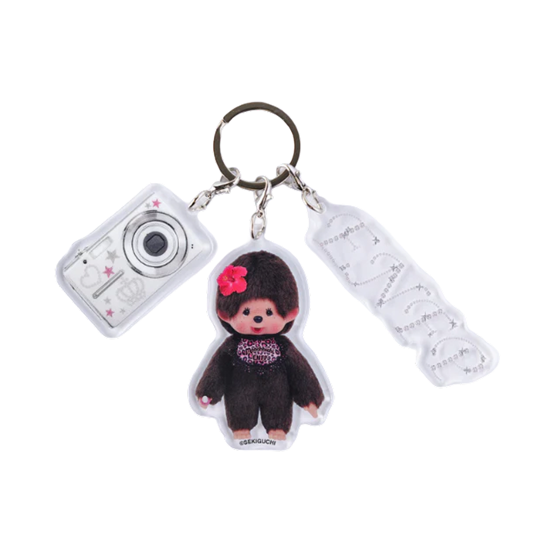 몬치치 x 16타입메이트 트리플 아크릴 참 ENFP(Monchhichi x 16TypeMate Triple Acrylic Charm ENFP) - 1