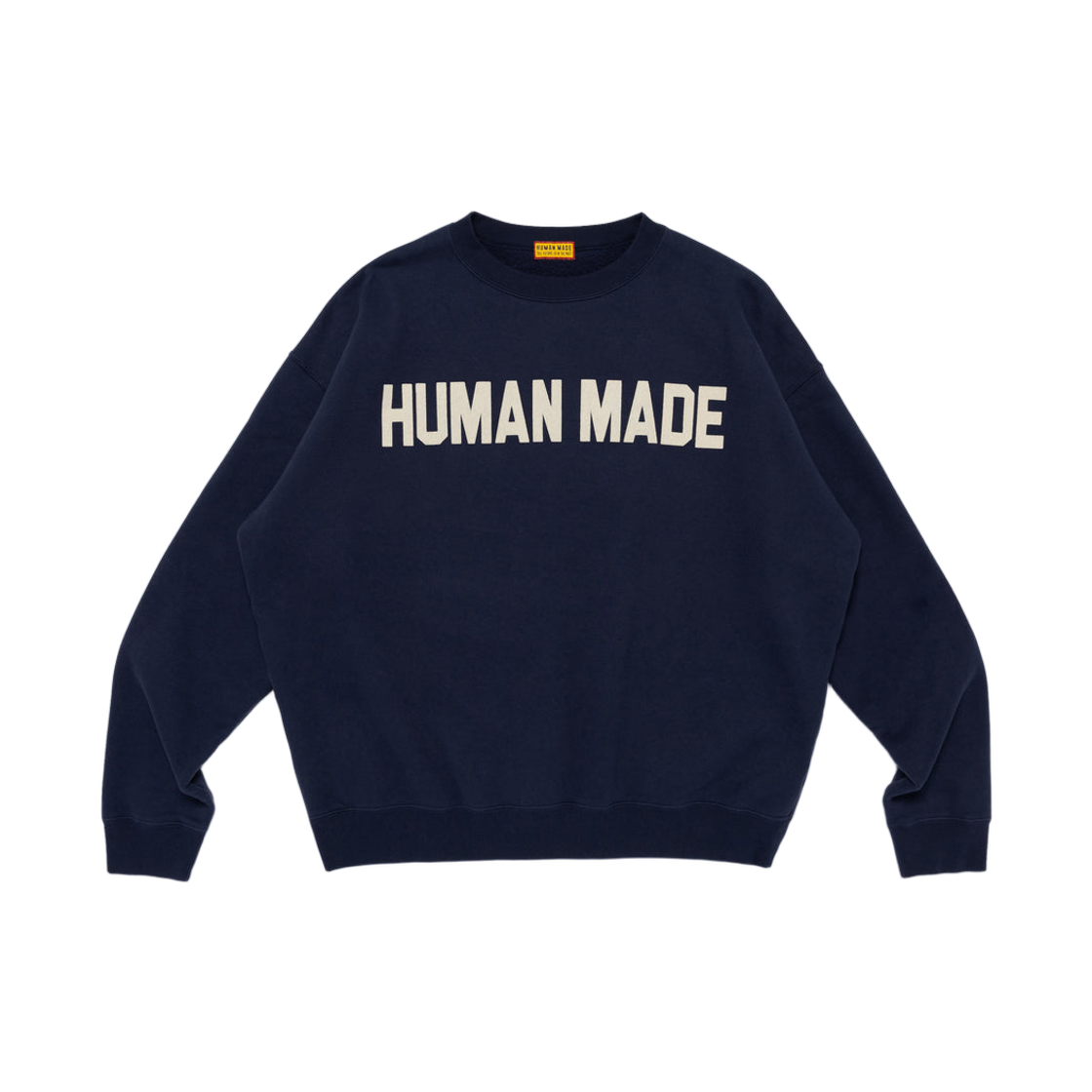 휴먼 메이드 와이드 스웨트셔츠 네이비