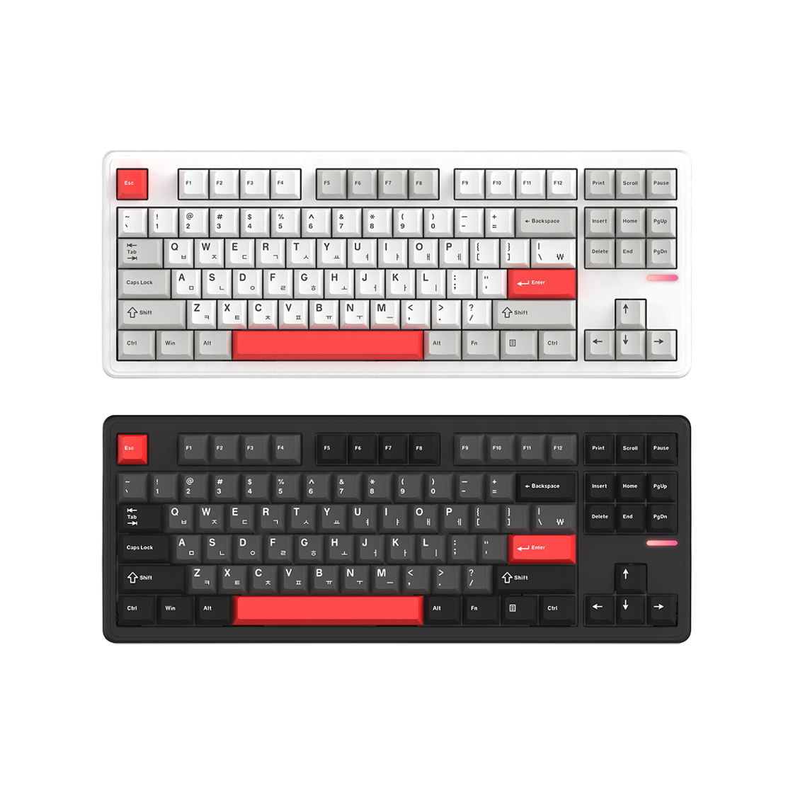 긱스타 GKG87L 유무선 리니어 기계식 키보드 텐키리스 게이밍 사무용 가스켓 HMX 몽돌