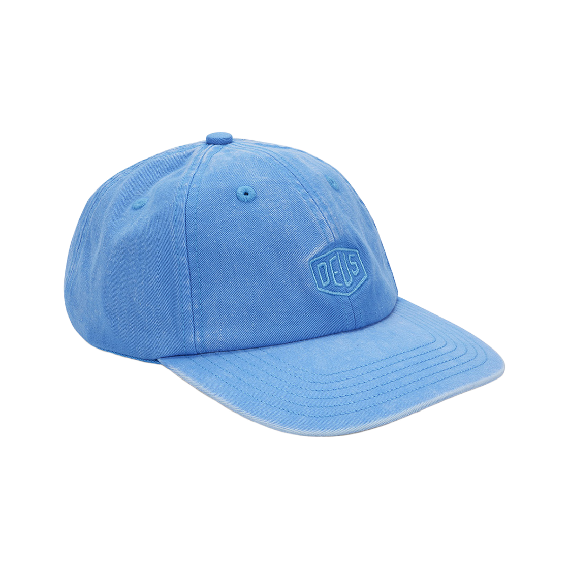 D261UHA191059 [6% 적립] Deus Ex Machina Shield Garment Dyed Dad Cap L Blue