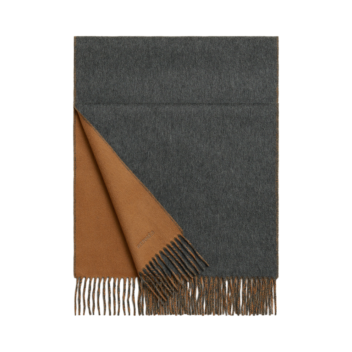 에르메스 렉토 베르소 머플러 까멜 플라넬(Hermes Recto Verso Muffler Camel Flanelle) - 1