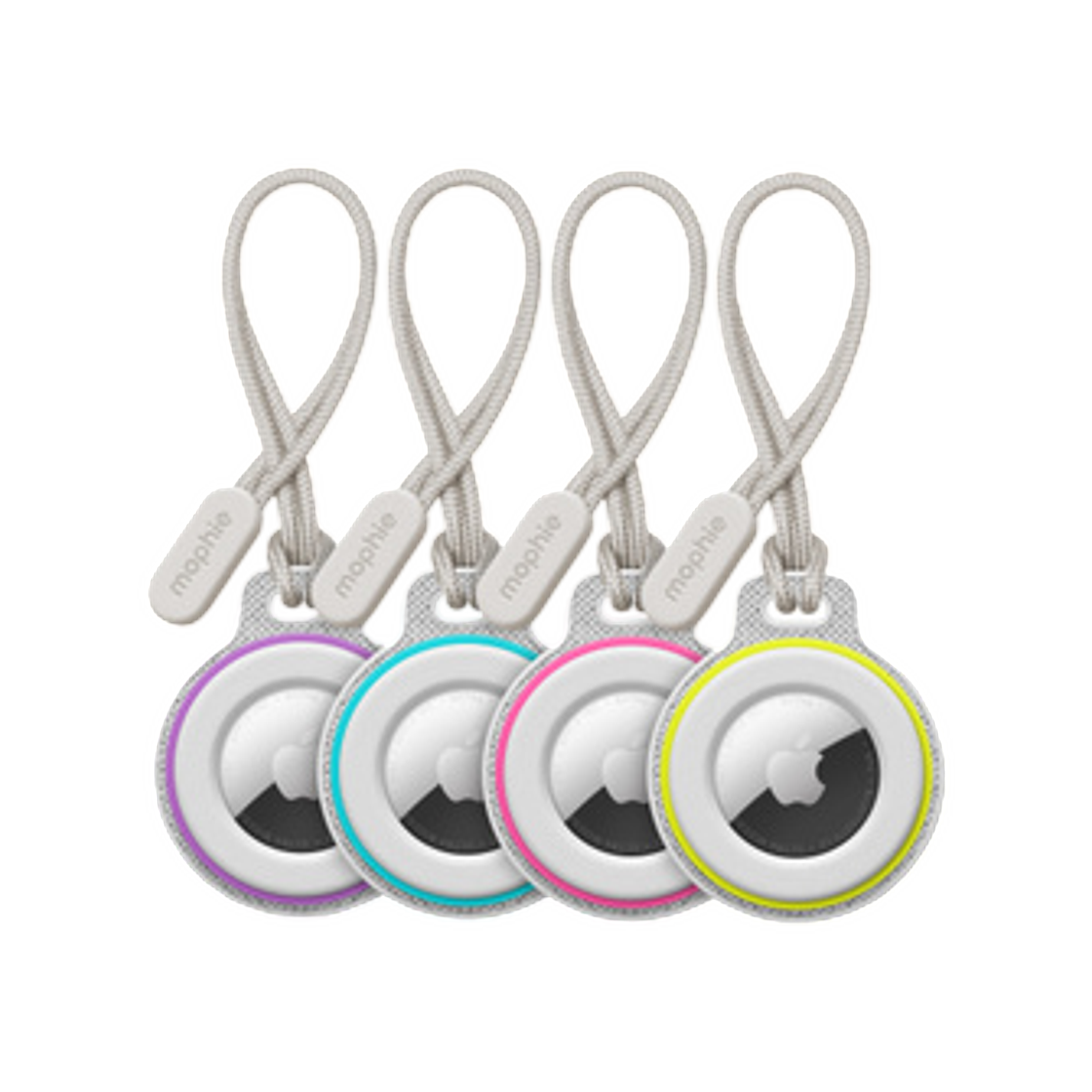 애플 모피 루프 에어태그 케이스 4개 팩 그레이(Apple Mophie Loop AirTag Case 4 Pack Gray) - 1