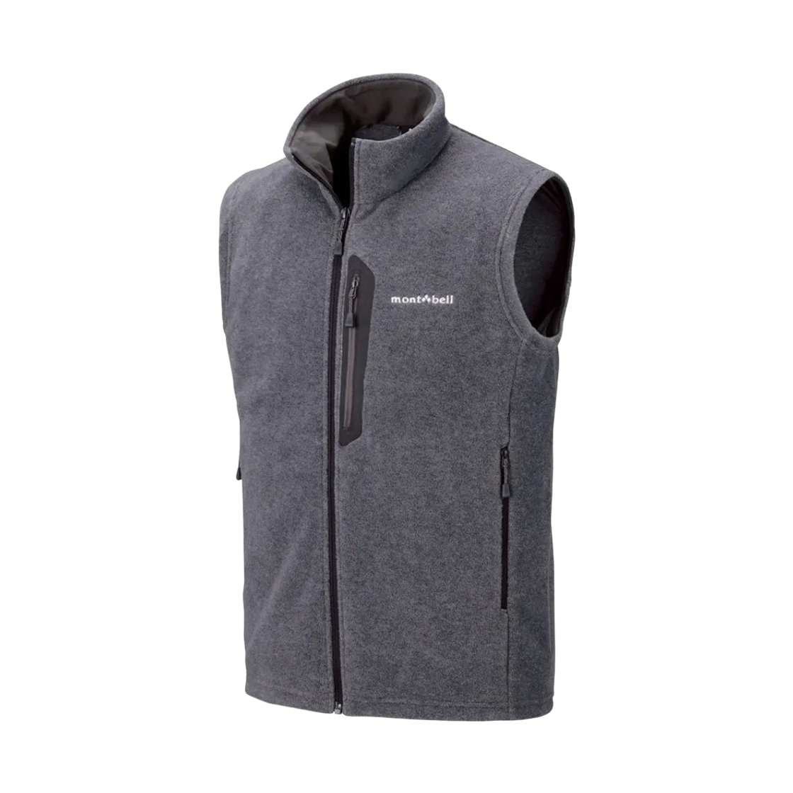 1106582 Montbell Climaplus200 Vest Heather Charcoal