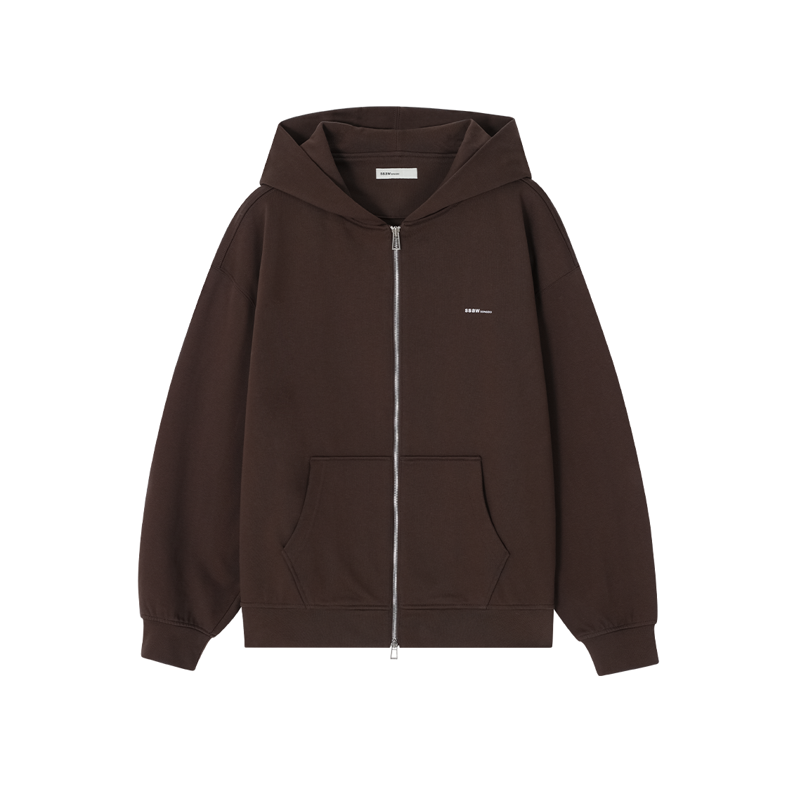 송지오 옴므 SSAW 싱귤러 후드 집업 브라운(SONGZIO HOMME SSAW Singular Hood Zip Up Brown)