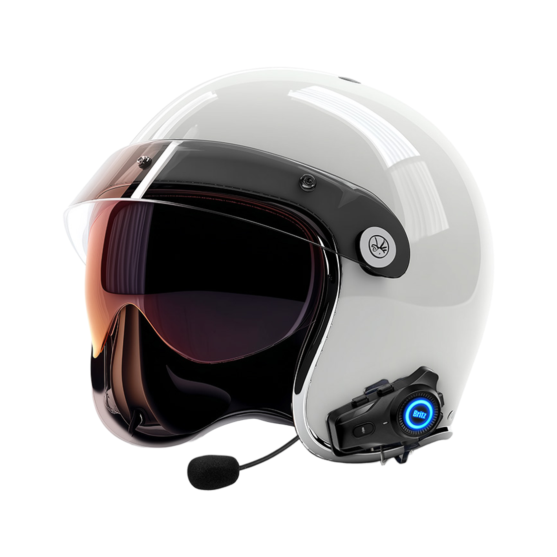 브리츠 BZ-MBikeT9 헬멧 블루투스 이어폰(Britz BZ-MBikeT9 Helmet Bluetooth Earphones) - 3