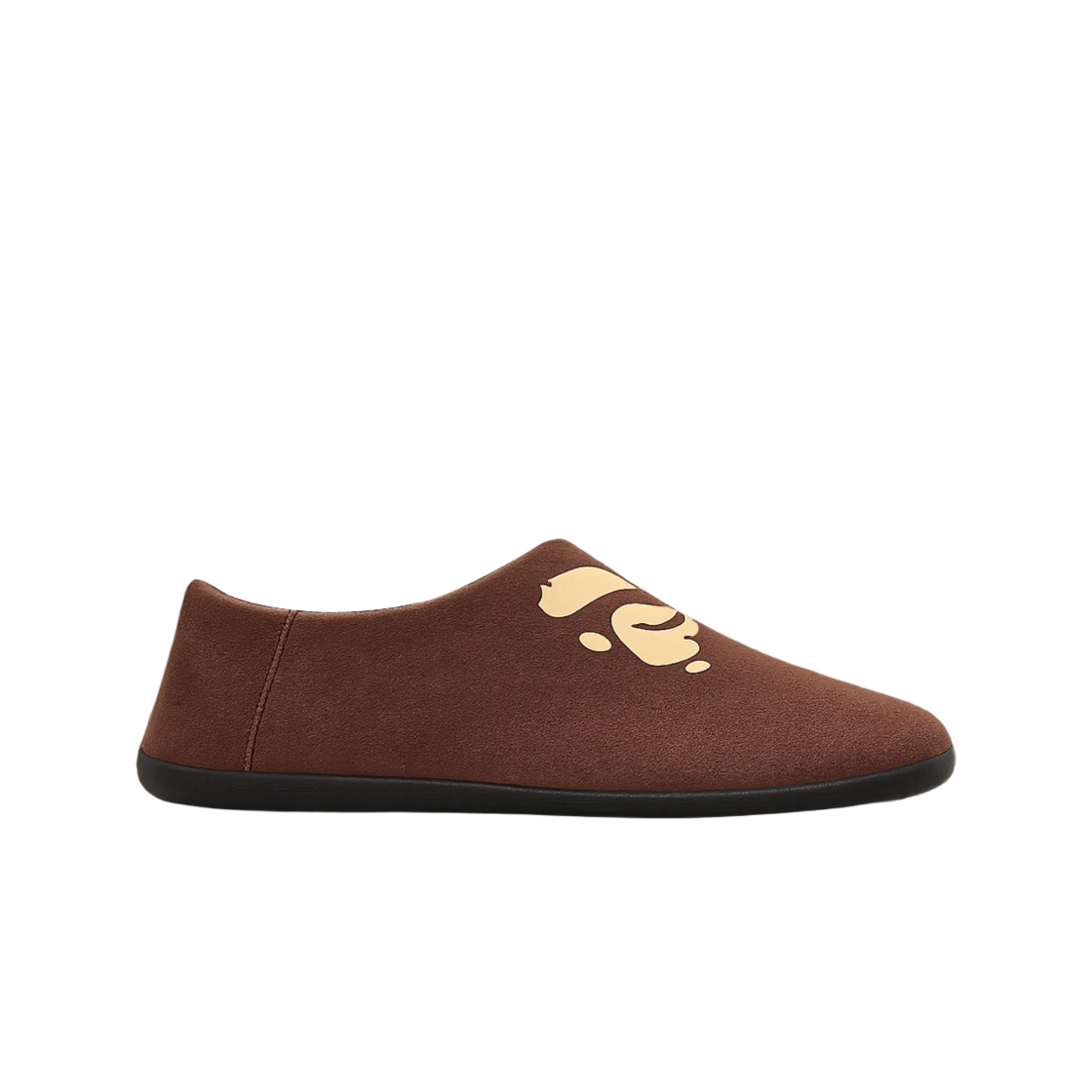 - BAPE Ape Head Slippers and Pouch Set Travel Brown