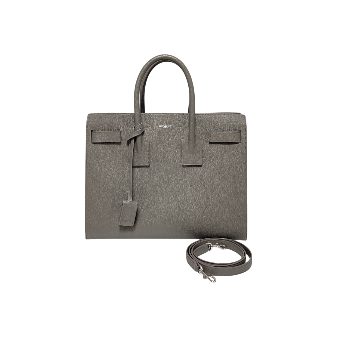 ITSDWMW4CCKV Saint Laurent 378299 Gray Sac de Jour Small Tote & Shoulder Bag H00204