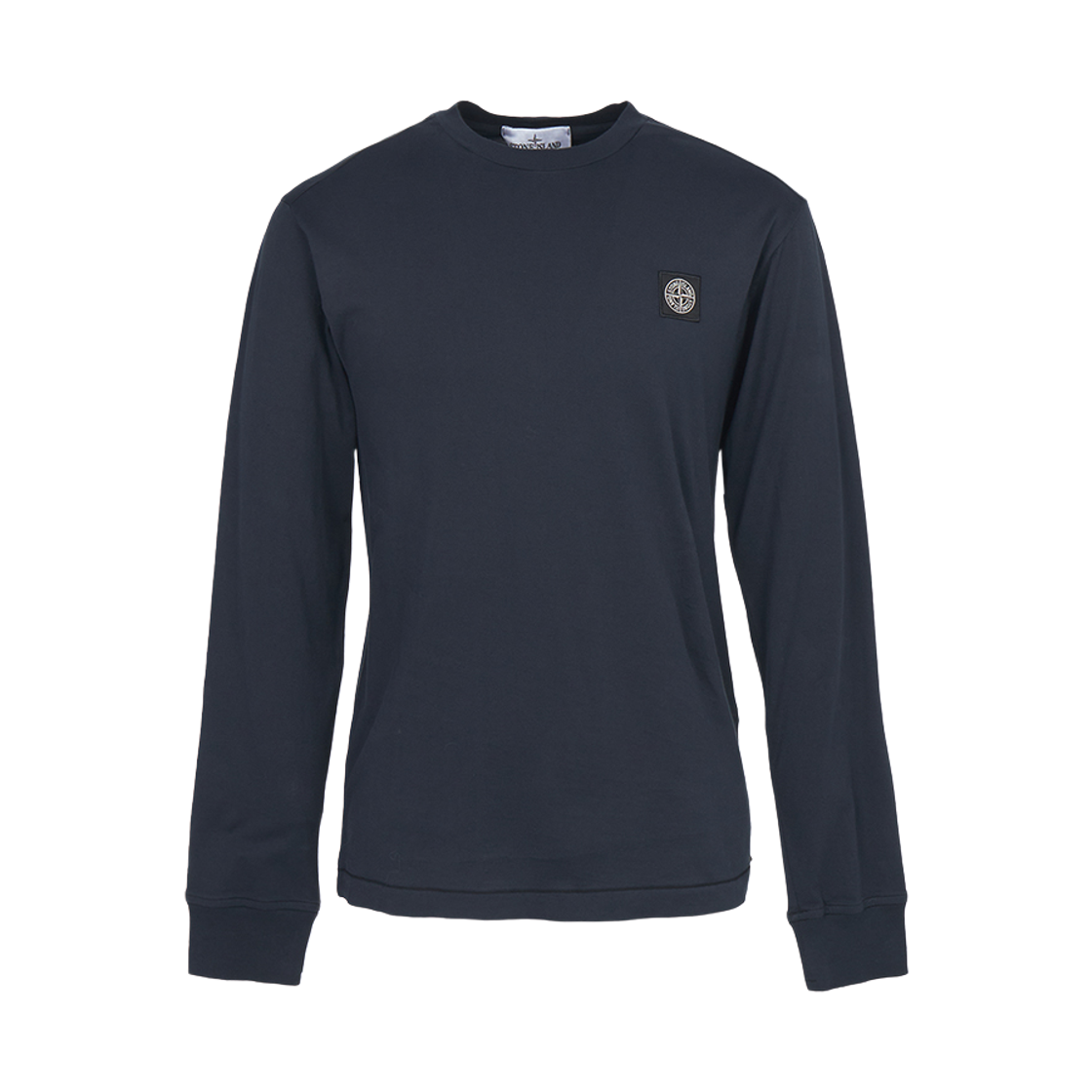 L1S1521000-31S0013-V0020 Stone Island 2100031 Compass Print Long Sleeve T-Shirt Navy Blue - 26SS