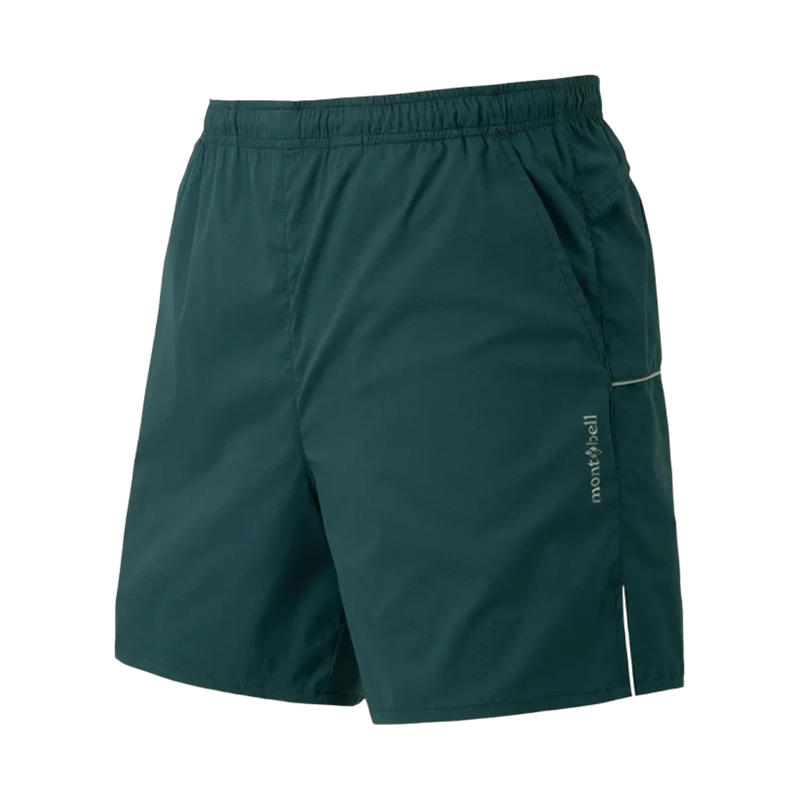 1105716 Montbell Light Cross Runner Shorts Blue Green