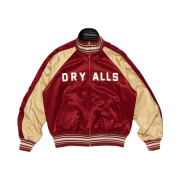 Human Made Reversible Satin Jacket Burgundy