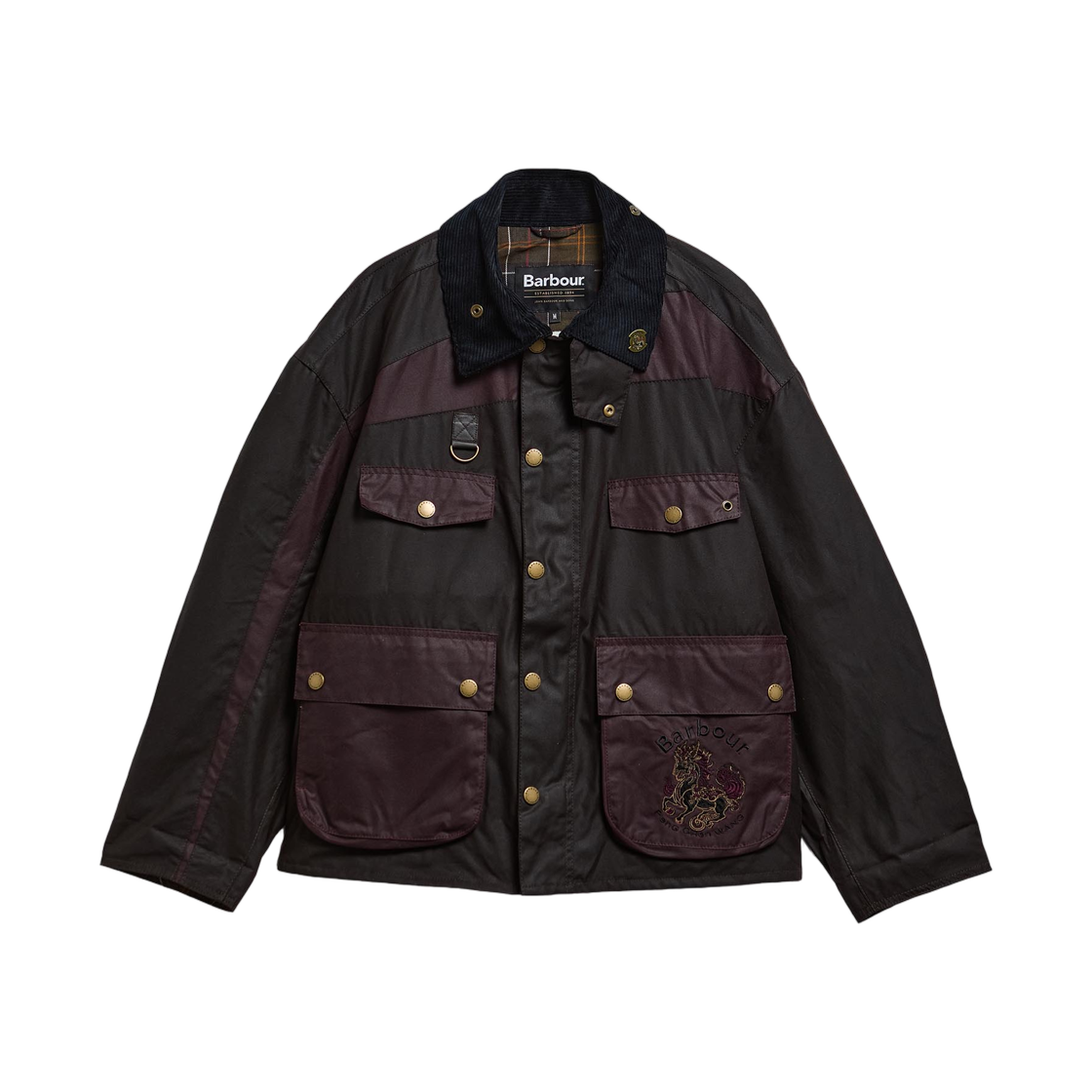 바버 x 펑첸왕 포터 왁스드 자켓 러스틱(Barbour x Feng Chen Wang Porter Waxed Jacket Rustic)