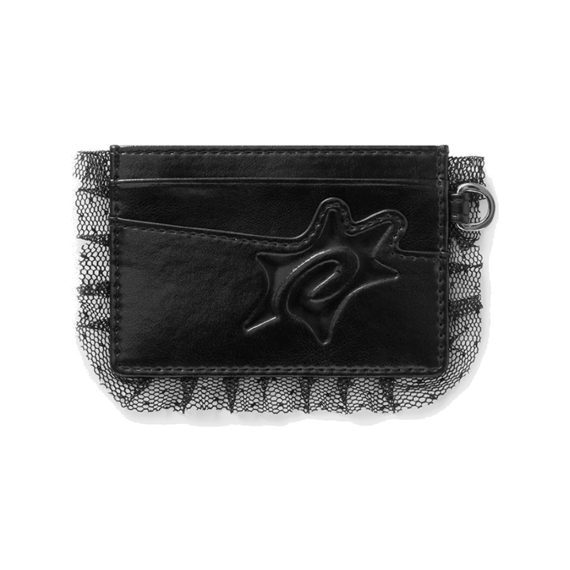 SFWWA2501 SUNLIT  Lace Frame Card Wallet Black
