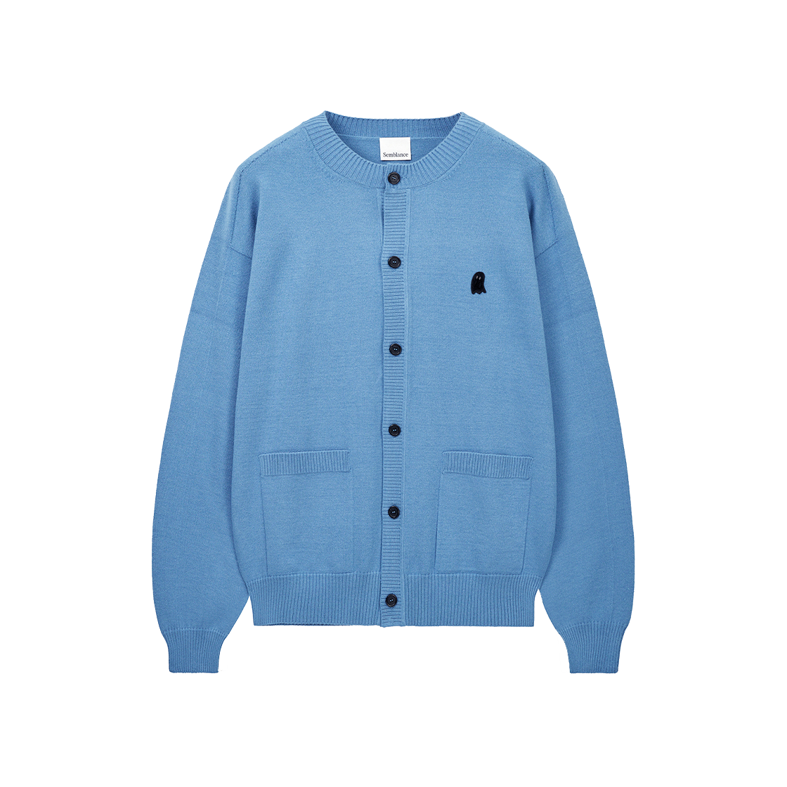 지오송지오 셈블런스 홀가먼트 카라리스 가디건 블루 ZI2KT803BL