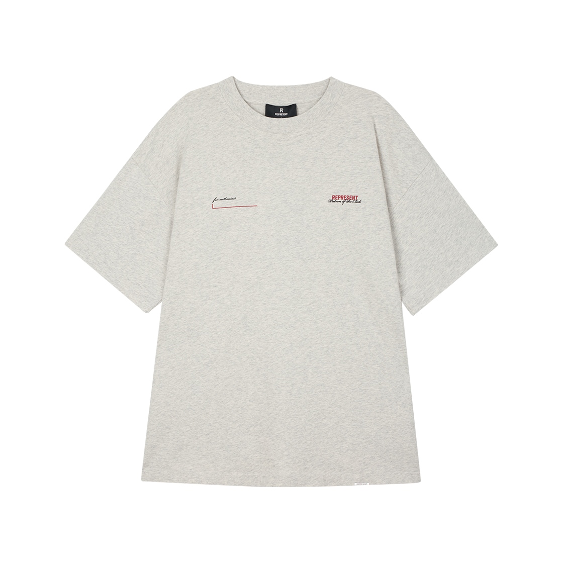 KM6ATSSRP01IV Represent Patron Of The Club T-Shirt Cream Marl - 26SS