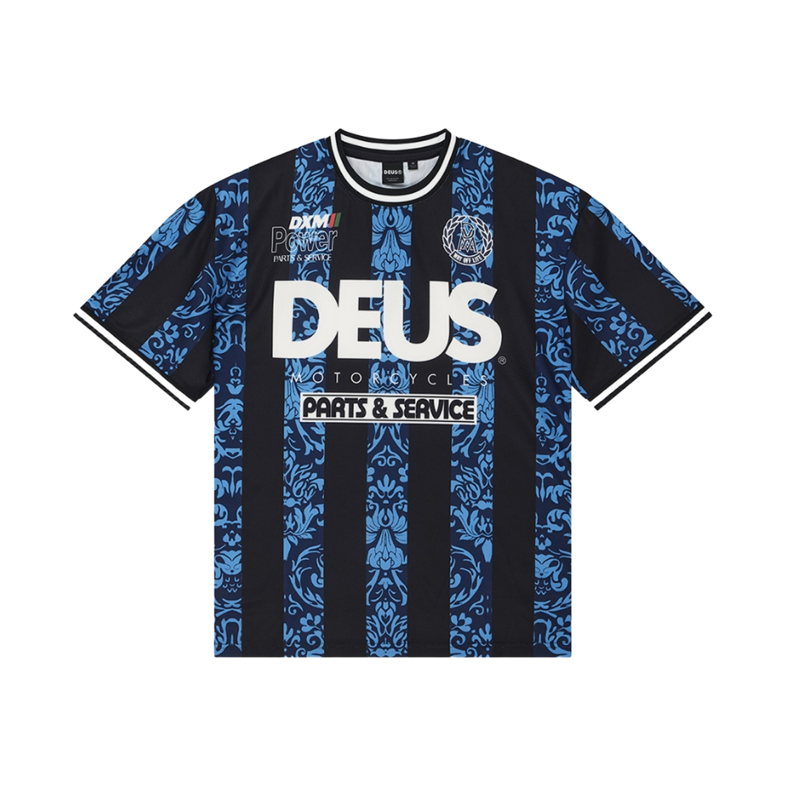 D261UTS383065 [6% 적립] Deus Ex Machina Nouveau Moto Tee Navy