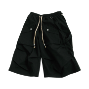 Flavorism VTG Washed Bermuda Pants Washed Black