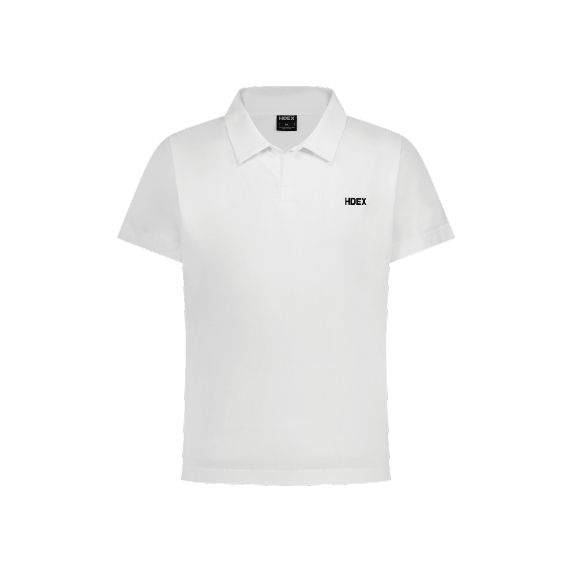 에이치덱스 이지 머슬핏 피케 숏 슬리브 화이트