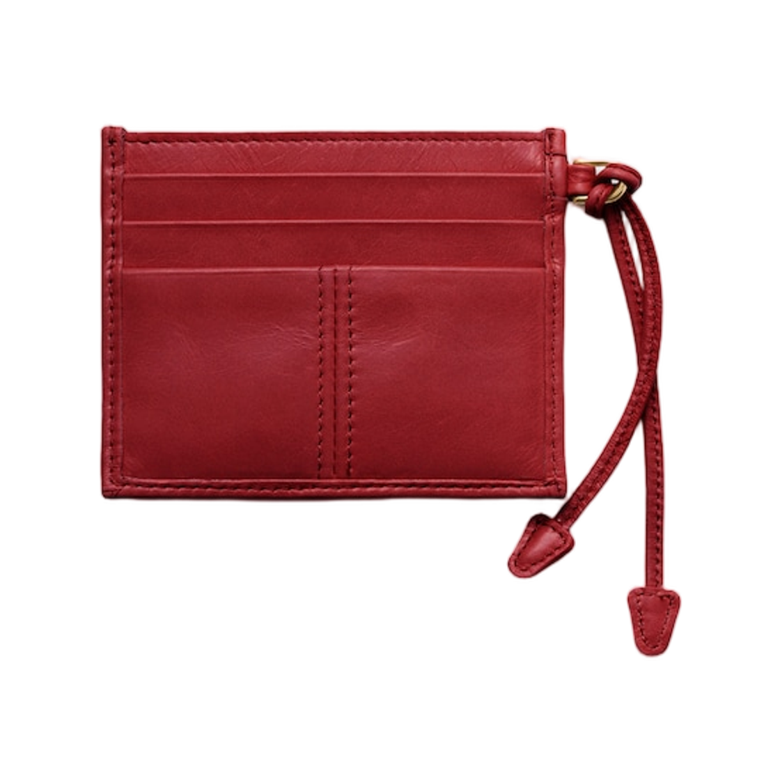 프라다 레더 카드 홀더 레드(Prada Leather Card Holder Red) - 2