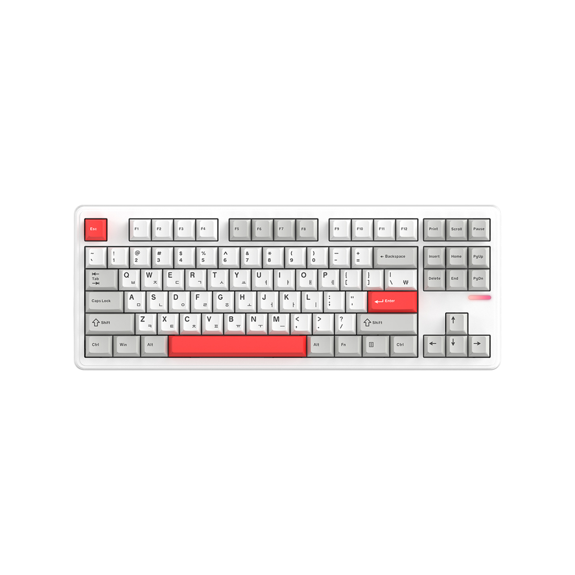 긱스타 GKG87R 유무선 저소음 기계식 키보드 텐키리스 게이밍 사무용 가스켓 HMX 선셋(Geekstar GKG87R Wireless Gasket TKL Keyboard HMX Sunset Silent) - 6