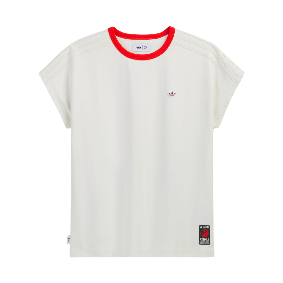 아디다스 x 에디슨 첸 클랏 돌먼 티셔츠 원더 화이트 - KR 사이즈(Adidas x Edison Chen Clot Dolman T-Shirt Wonder White - KR Sizing) - 2