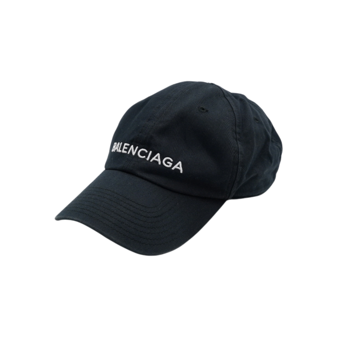 발렌시아가 코튼 네이비 로고 자수 남성 볼캡 모자aa59664