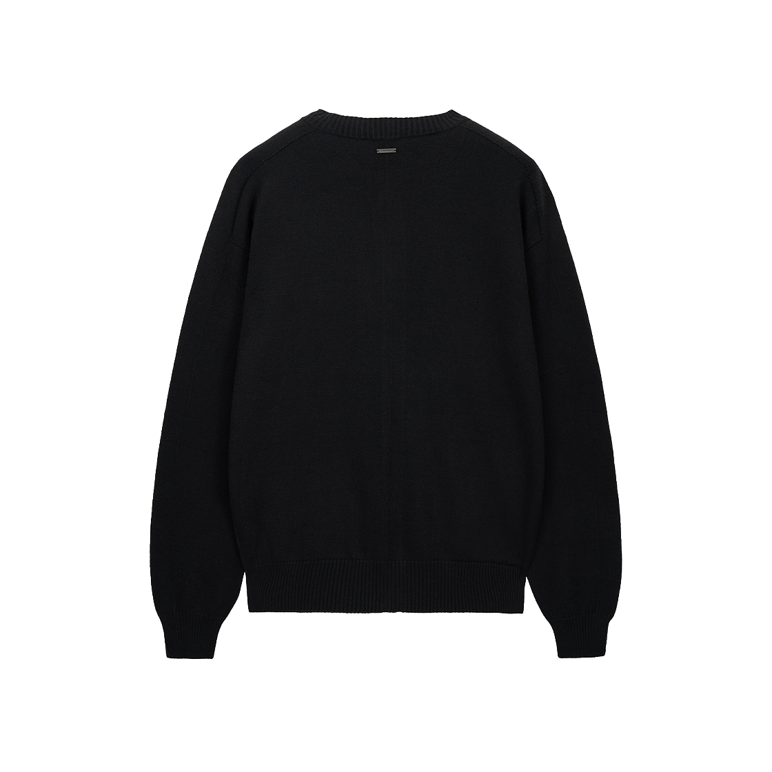 지오송지오 셈블런스 홀가먼트 카라리스 가디건 블랙 ZI2KT801BK(ZIOSONGZIO SEMBLANCE Wholegarment Collarless Cardigan Black) - 2