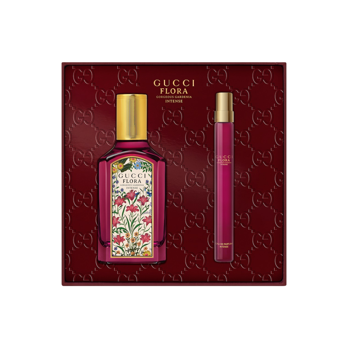 - Gucci Flora Gorgeous Gardenia Eau de Parfum Intense Gift Set 50ml+10ml