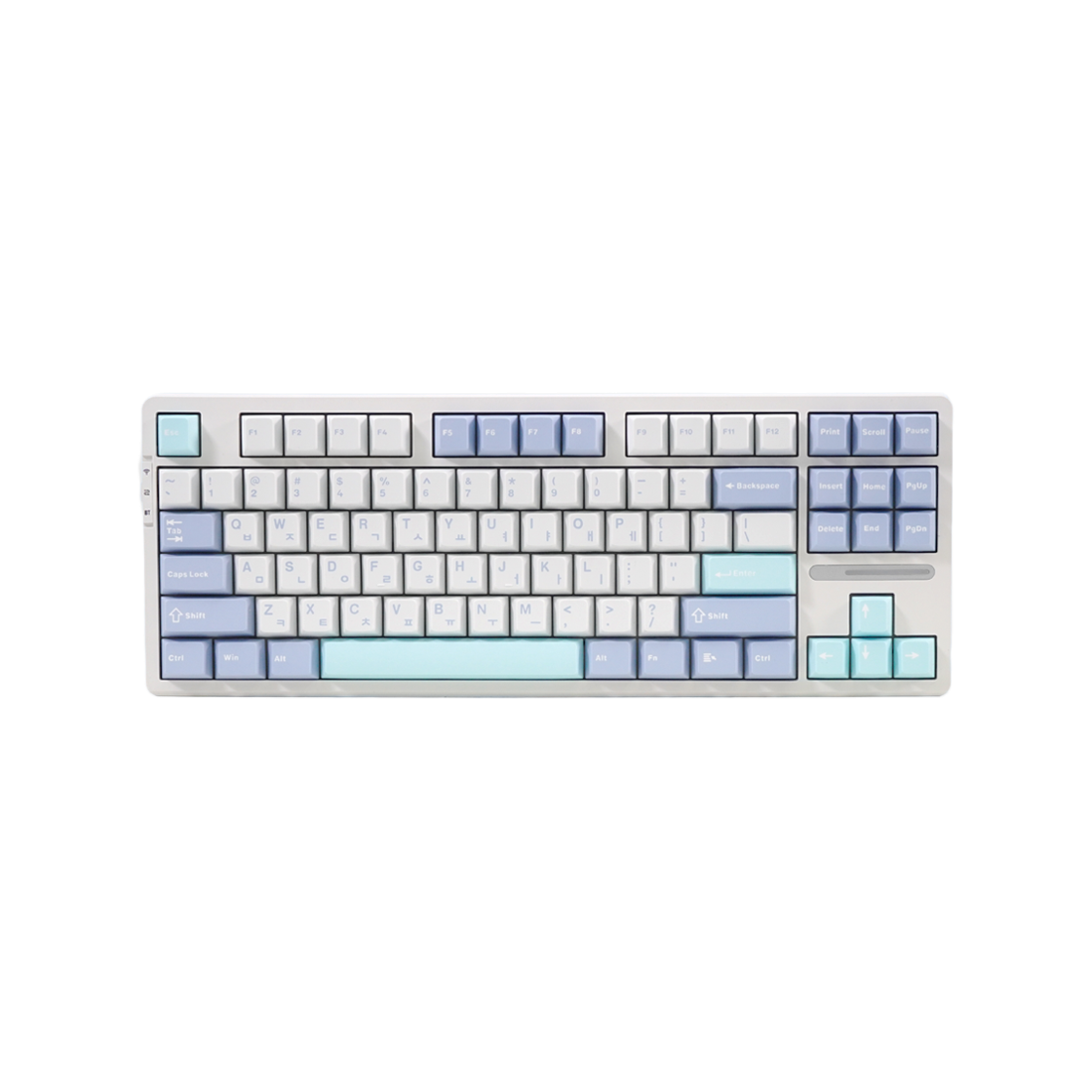 긱스타 GKG87AQ 유무선 기계식 키보드 텐키리스 가스켓 리니어 게이밍 사무용 아쿠아축(Geekstar GKG87AQ Wireless Gasket TKL Keyboard Aqua Linear Switch) - 5