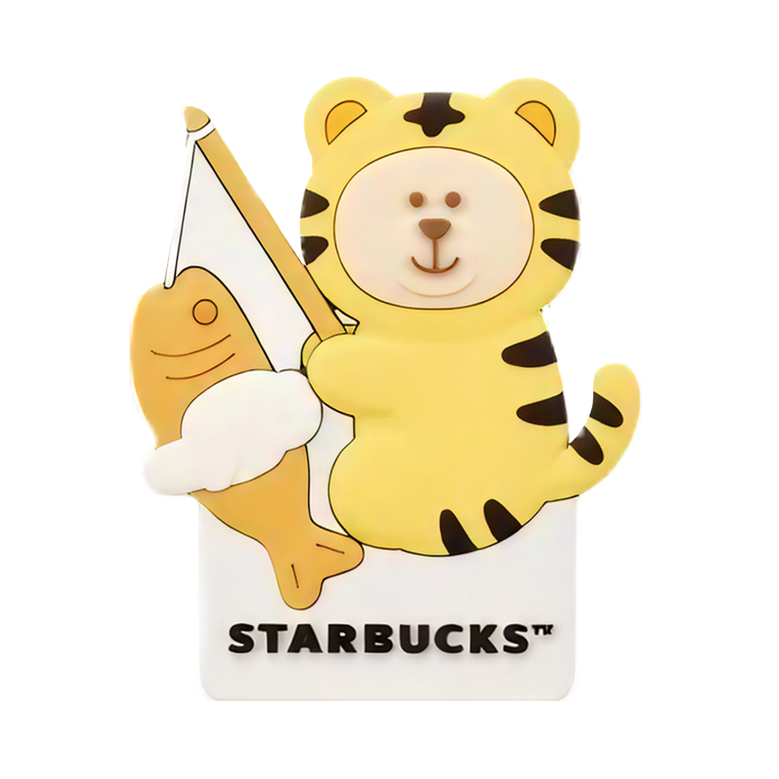 스타벅스 액막이 마그넷 호랑이 (개봉 박스)(Starbucks Find Your Luck Magnet Tiger (Opened Case))