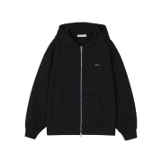 SONGZIO HOMME SSAW Singular Hood Zip Up Black