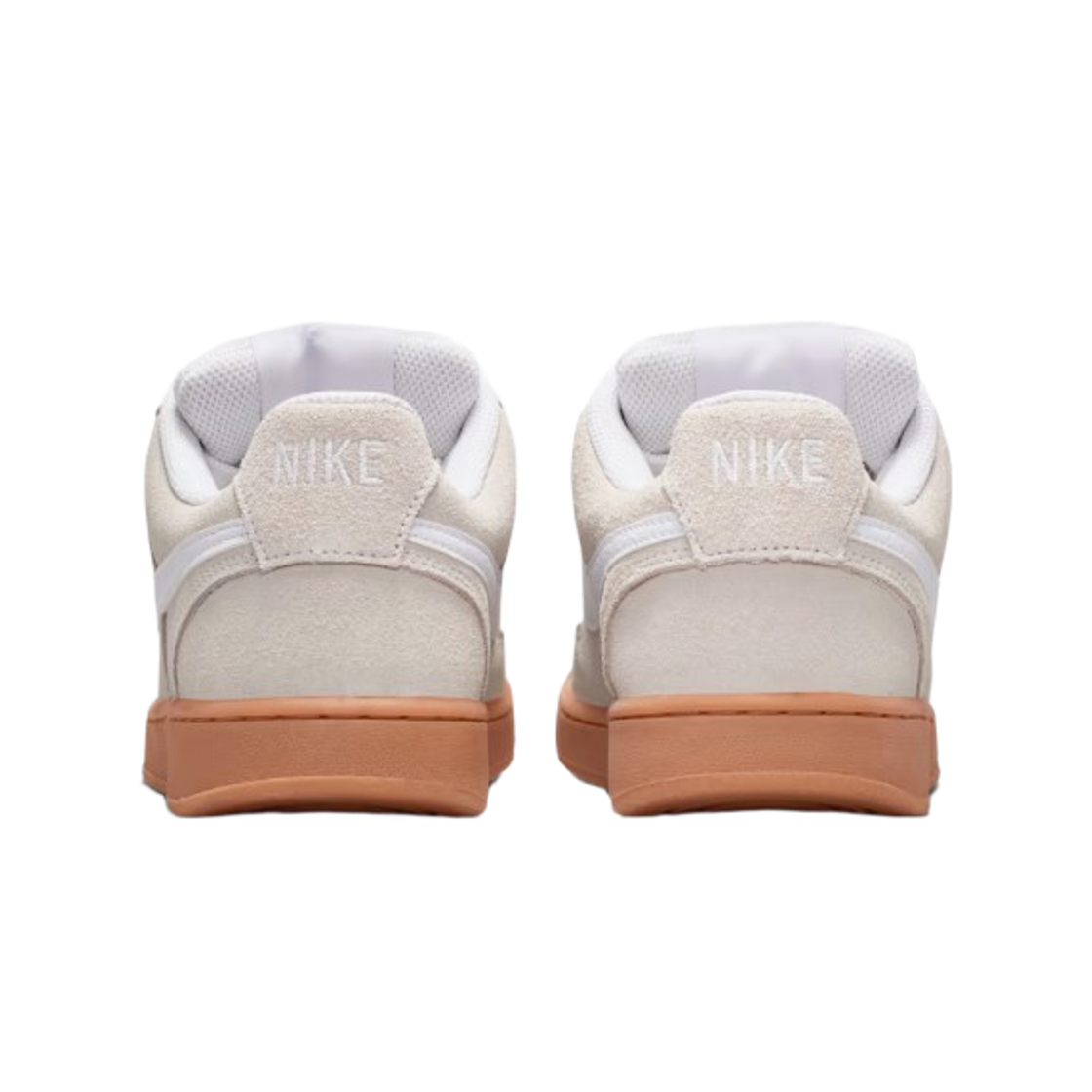 (W) 나이키 코트 비전 로우 화이트 검 미디움 브라운((W) Nike Court Vision Low White Gum Medium Brown) - 3