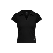 HDEX EZ Sculp Pique Short Sleeve W Black