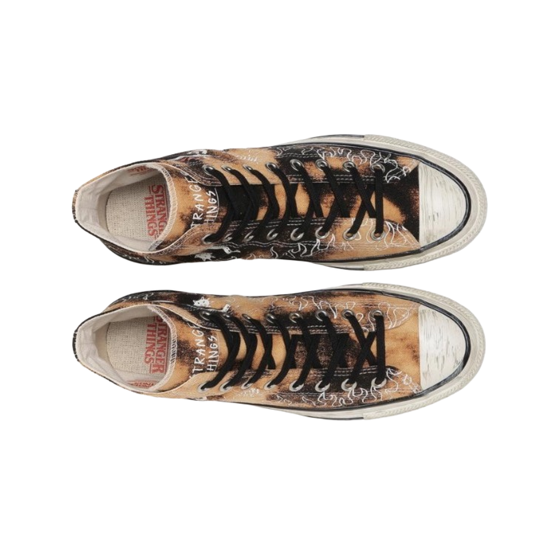 컨버스 x 기묘한 이야기 척 테일러 올스타 에이지드 87 HC 하이 블리치드 블랙(Converse x Stranger Things Chuck Taylor All Star Aged 87 HC Hi Bleached Black) - 2