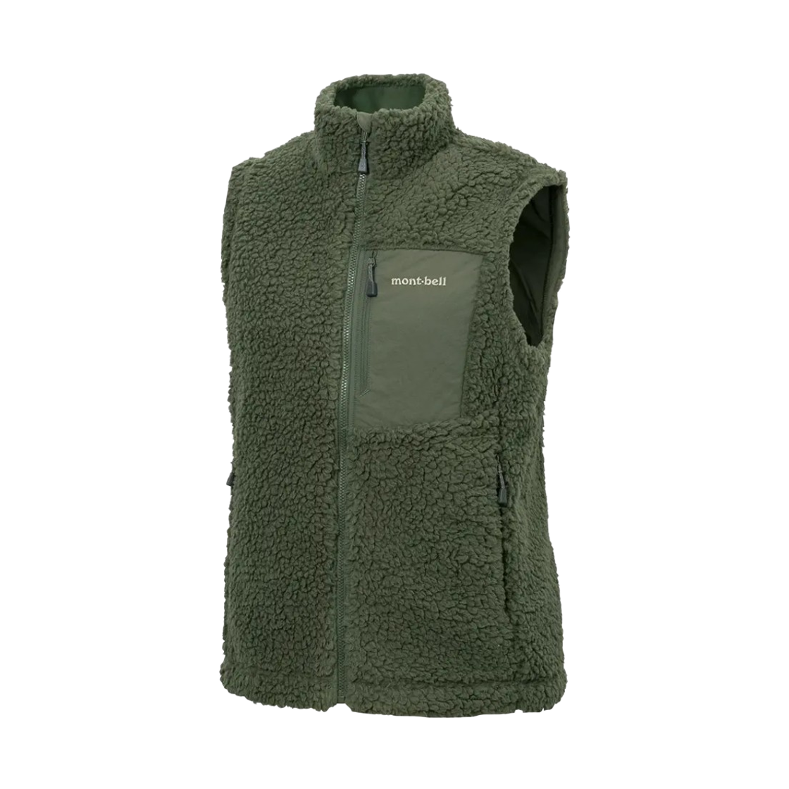 1106749 (W) Montbell Climaplus Shearling Vest Khaki