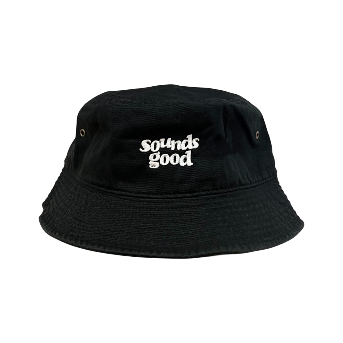 사운즈굿 SG 로고 버킷햇 블랙(Sounds Good SG Logo Bucket Hat Black)