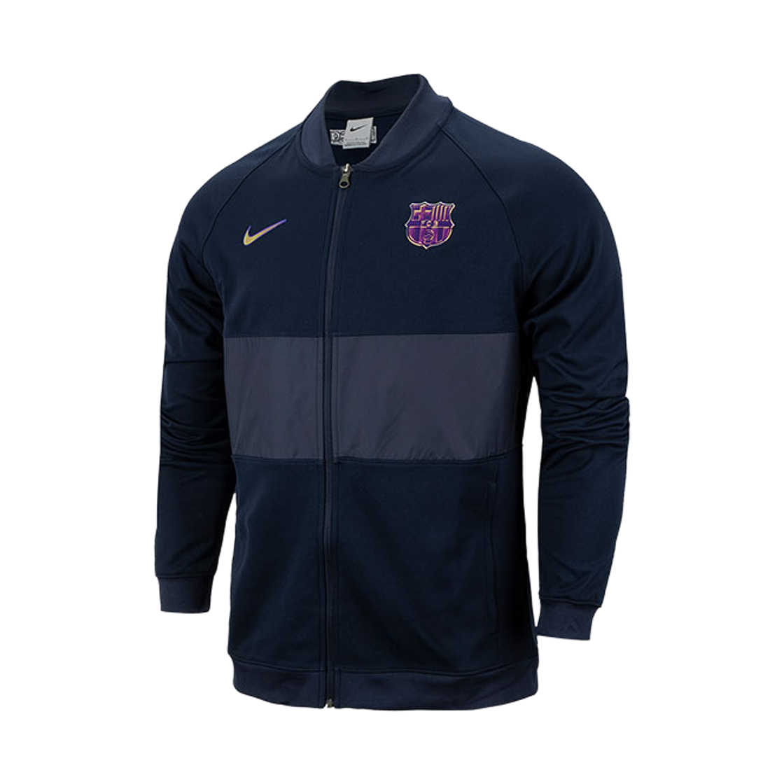 CW0443-451 Nike 2021-22 Barcelona I96 Anthem Full-Zip Jacket Obsidian (CW0443-451) (Non Marking Ver.)
