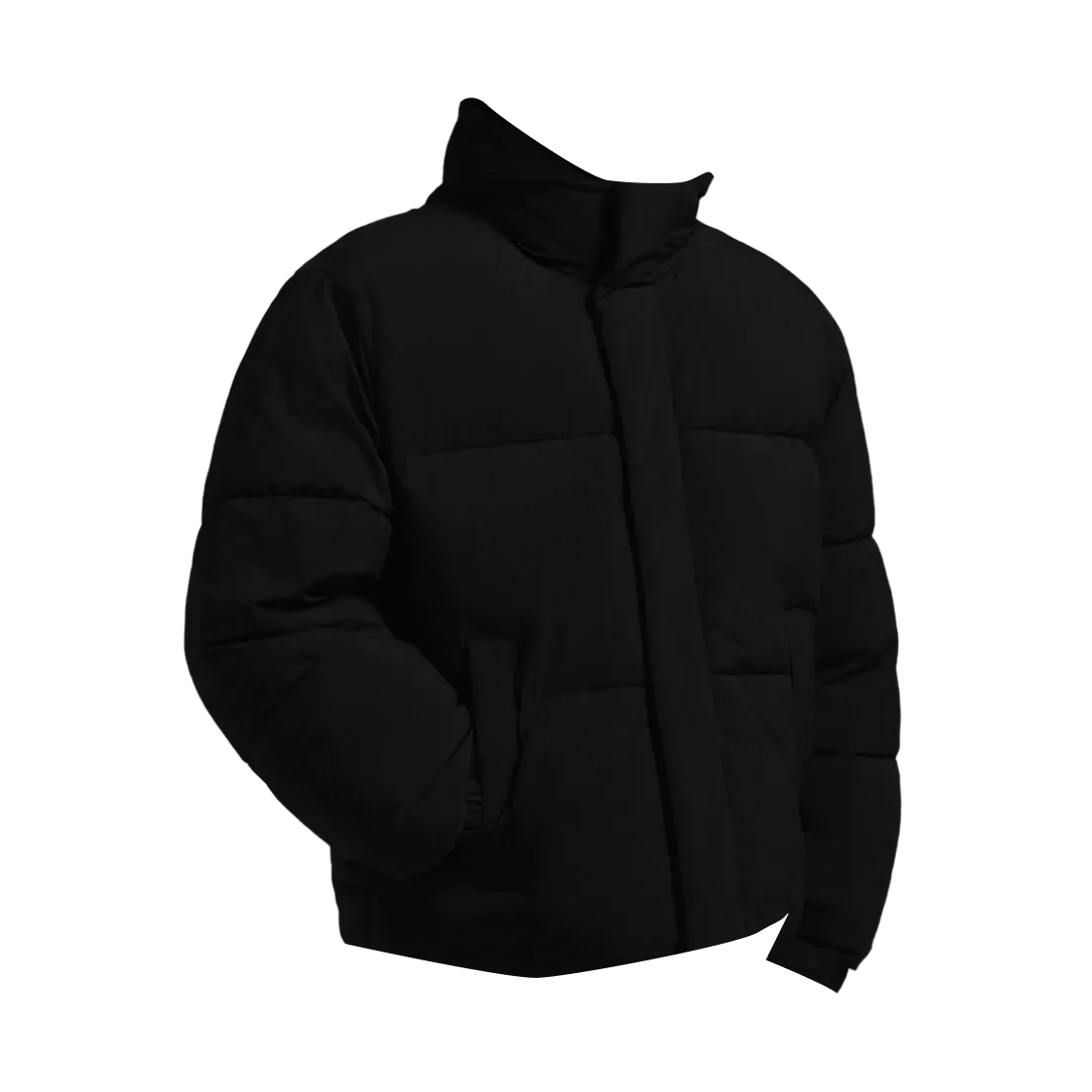 무신사 스탠다드 데일리 푸퍼 숏 패딩 자켓 블랙(Musinsa Standard Daily Puffer Short Padding Jacket Black)